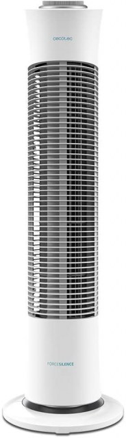 Cecotec Ventilador de Torre EnergySilence 6090 Skyline. 30'' (76cm) de Altura, Oscilante, Motor de Cobre, 3 Velocidades, Temporizador 2 Horas, 45 W