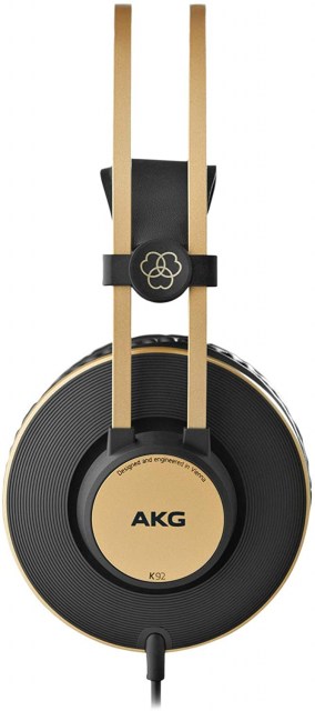 AKG K92 Closed Back - Auriculares de diadema cerrados (200 mW, 32 Ohmios, 113 dB, 3 m), color negro