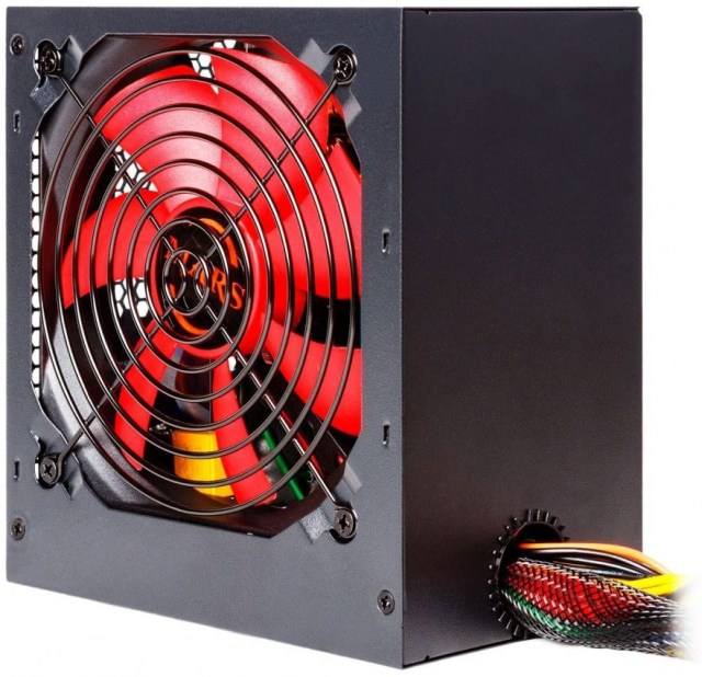 Mars MPII550 Gaming, fuente PC 550W, ATX, ventilador 12cm, eficiencia 99%