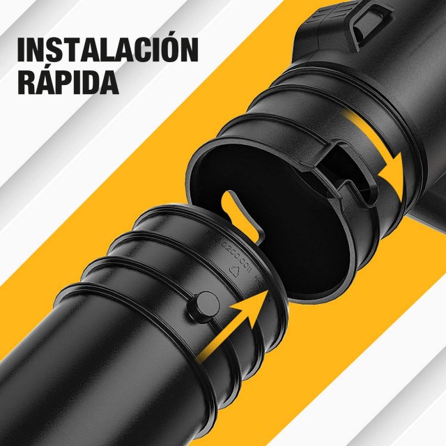 TECCPO Soplador de Hojas, 28V 4.0Ah Soplador de Hojas con Batería en oferta