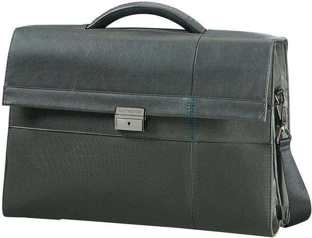 SAMSONITE Formalite - Briefcase 2 Gussets 15.6" Maletín, 43 cm, 13.5 Liters, Gris (Grey)