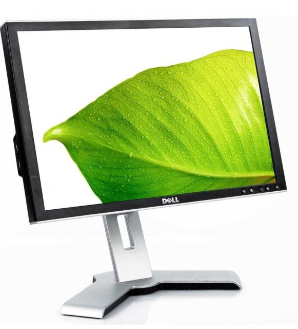 Monitor LCD DELL, 2009wt, VGA & DVI, 20 LCD, Negro, soporte regular