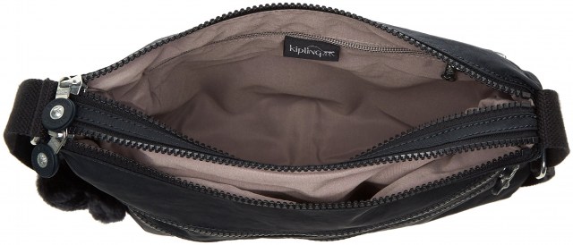 Kipling Alvar, Bolso bandolera para Mujer, Azul (true navy), Talla Unica