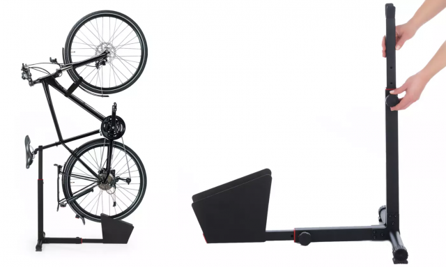 Soporte para bicicletas 1x, 2x o 4x EASYmaxx para guardar bicicletas con cinta de velcro para fijar la rueda delantera